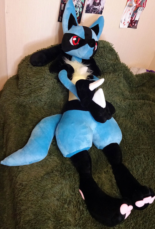 large lucario plush