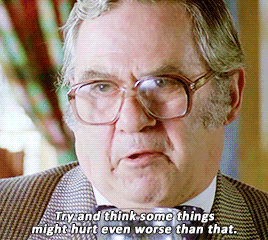 jameshathaways:Only a man without children could talk the way you do.