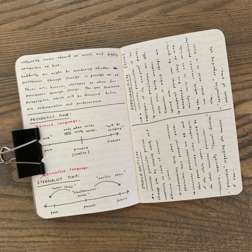 Thesis Notes From My Pocket Notebook