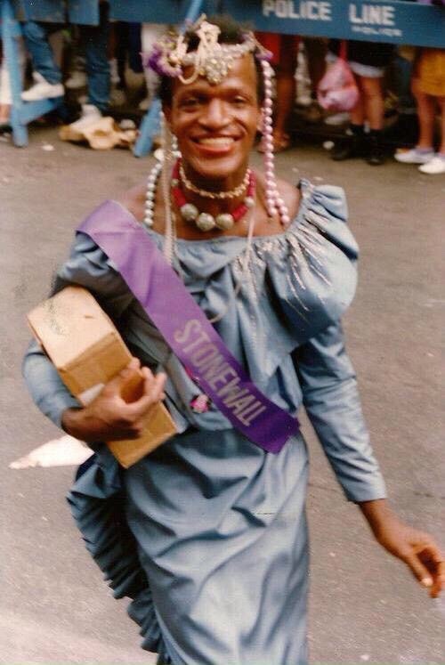 commongayboy:Marsha P Johnson. Trans woman. Drag queen.Activist. The first person to throw a brick a