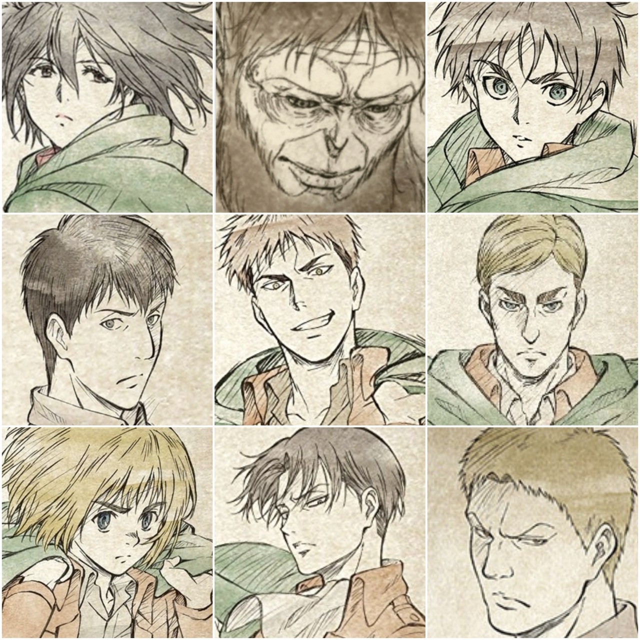 Low Quality Sh*tposts Here — Shingeki No Kyojin Character Image