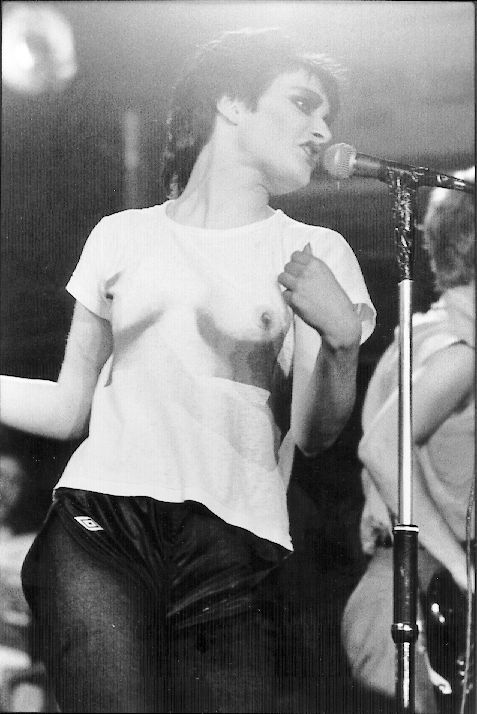 post-punker:  Siouxsie Sioux, from Siouxsie &amp; The Banshees 