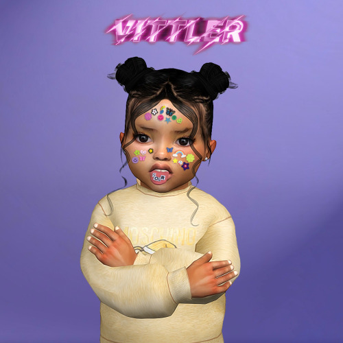 Sour Toddler Hair (SIMS 4)More info &amp; Download: MY PATREONFollow me on instagram (MY INSTAGR