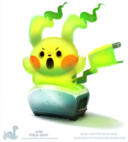 cryptid-creations:  Daily Paint 1787# Pika-boo!Daily Paintings Book now available: http://ForgePublishing.com/shop For full res WIPs, art, videos and more: https://www.patreon.com/piperdrawsTwitter  •  Facebook  •  Instagram  •  DeviantART