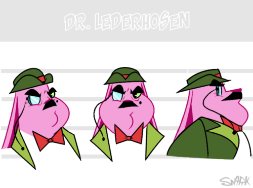 darkwingsnark:Dr. Lederhosen head turn.