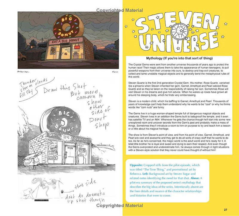 ca-tsuka:  “Steven Universe : Art &amp; Origins” Artbook -  Preview 2 / 2