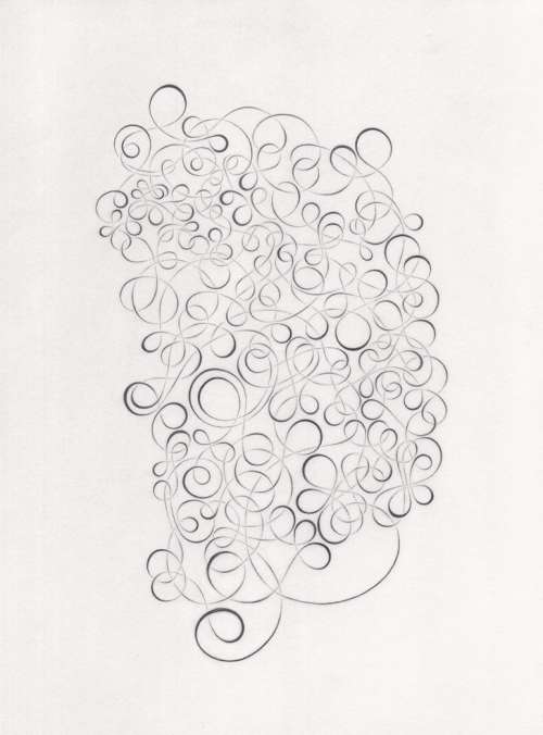 drawingsbyrobinspencer:  Robin Spencer    untitled (one line)    2010 