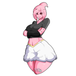 oki-doki-oppai:  A majin oc commission from earlier today!!!! OvOFull resolution and uncensored file available on Patreon! : www.patreon.com/okioppai and many other rewards!!!!