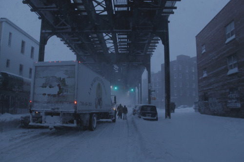 nataliekucken:Snowstorm in NYC, January