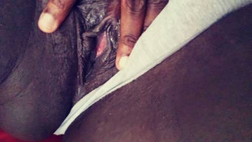 purepurebeauty:  So I was scrolling through tumblr without any pannies on and realized I was dripping  I spread it to my ass and fingered my tight asshole 😍😍  Then I fingered my pussy til I came 3 times (peep my mini gape)  Please enjoy 🤗🤗🤗