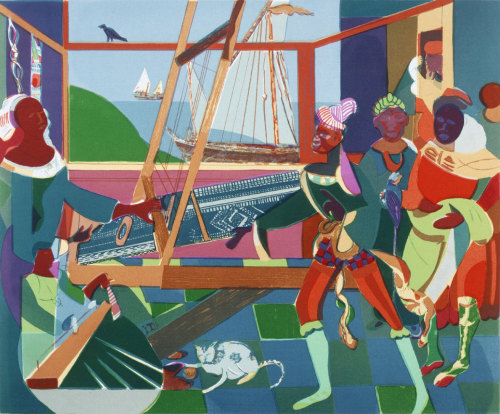 The Return of Ulysses, Romare Bearden, 1976Screenprint18 ¾ x 22 ¾ in. (47.6 x 57.8 cm)