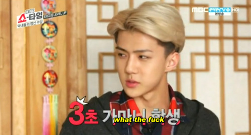 oh-wang-choi-liu-king-at:  taochingmyself:  sehun is anticipating tonight  i’m so done with this fandom 