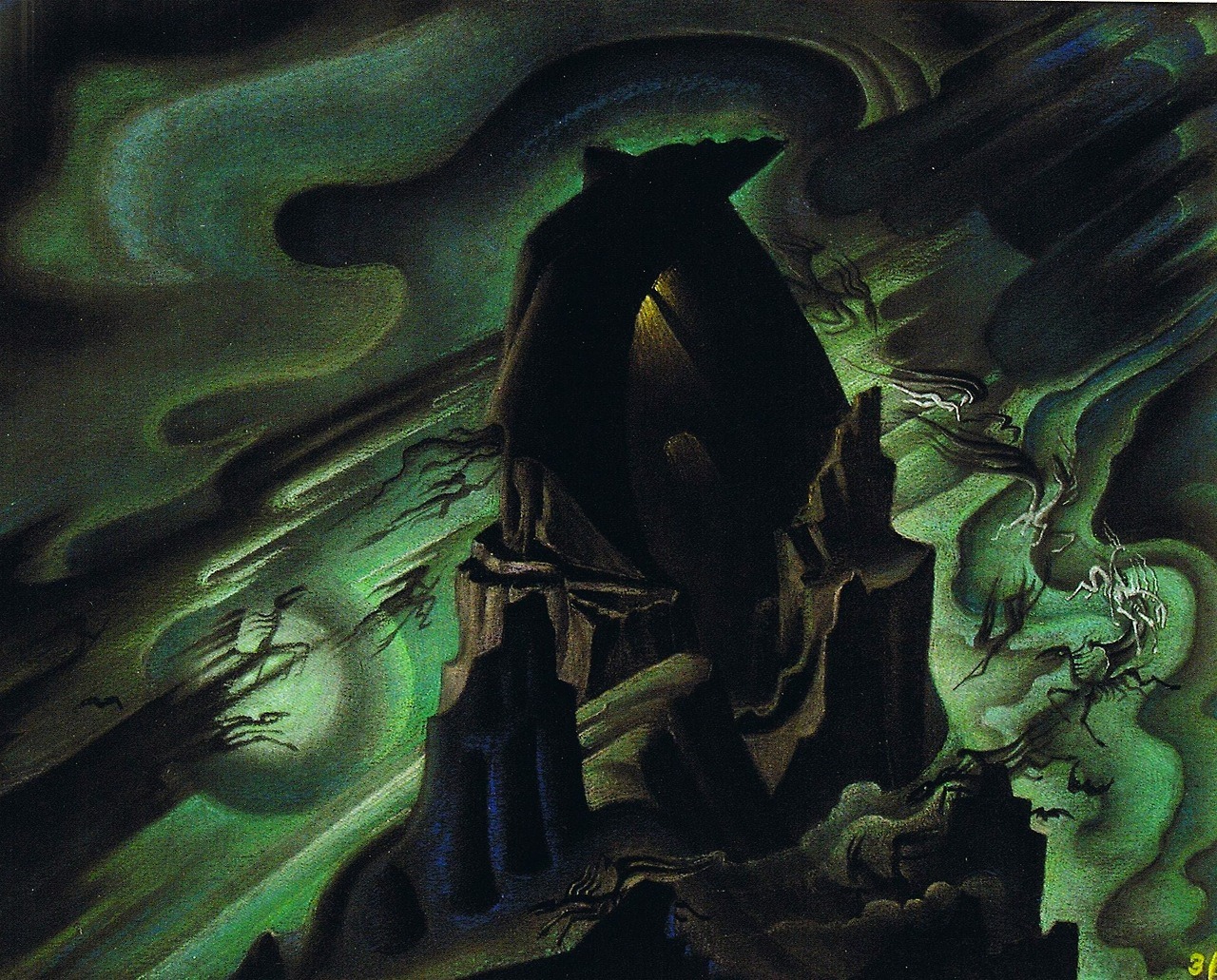 magictransistor: Kay Nielsen. Conceptual art for Fantasia, Walt Disney, 1940.