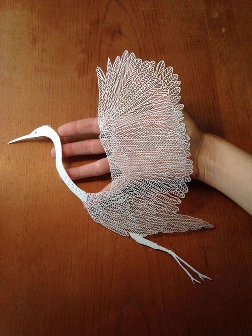 asylum-art:  Maude White Paperwork on Pinterest Maude is the owner of the paper art