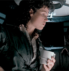 seegson:My OTP: Ripley and her coffee mug. 