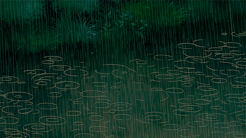 origem:my neighbor totoro [となりのトトロ ] + nature &amp; rain