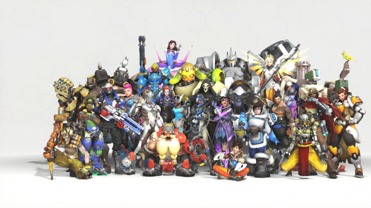 Overwatch characters heights #overwatch #overwatch2