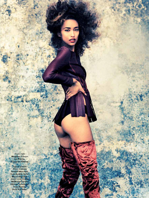 thefrenchmodels: Anais Mali by Ellen von Unwerth for L’Officiel Paris September 2016 Boots by Marc
