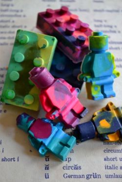 instructables:  Upcycle LEGO Crayons by