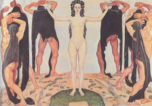 supreme-leader-stoat:the-mighty-birdy:artist-hodler:The truth, 1903, Ferdinand Hodlerwww.wik