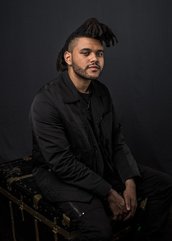 infatuatedbythefamestatus:  The Weeknd poses