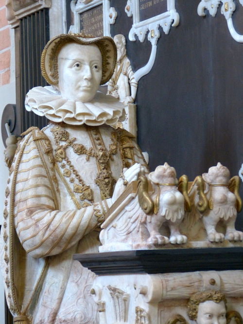 Tomb of of Ulrich, Duke of Mecklenburg, his first wife Elizabeth of Denmark by Philipp Brandin from 