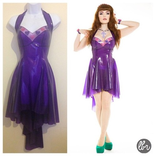 Get this dress for £150! Any colours. #latex model @missdeadlyred photo by #laurenbeckirowland