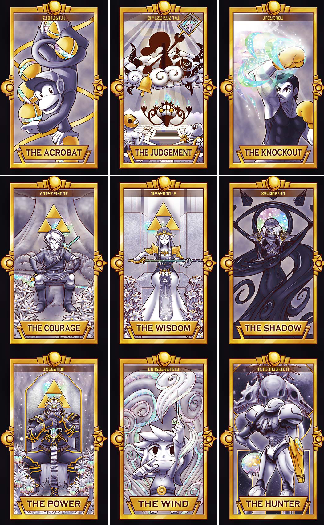 knightofleo:  Super Smash Bros. Major Arcana by 宝梨/quas-quas    (available