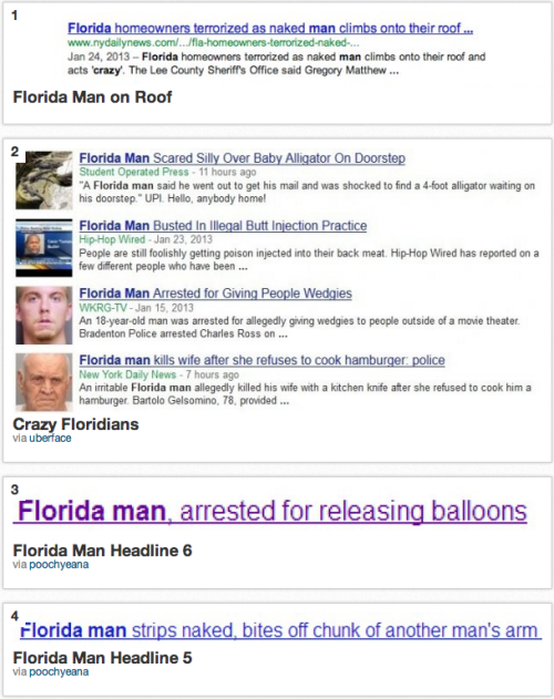 collegehumor:  The Crazy Adventures of Florida Man [See more]    