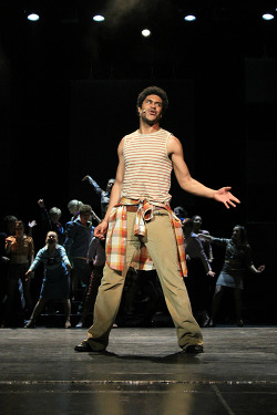 fyeahfinnishmusicaltheatre: Chike Ohanwe as Seaweed in musical theatre school Skene’s summer 2012 production of Hairspray.     Photo by Lasse Lindqvist.     