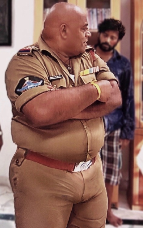 indianbears: SUPER SEXY INDIAN BEAR ACTOR AJAY GHOSH. As the horny sadistic police chief in a fuckin
