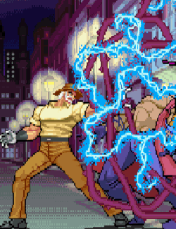 pixelclash:   shock - Jojo’s Venture (Capcom - arcade - 1998) 