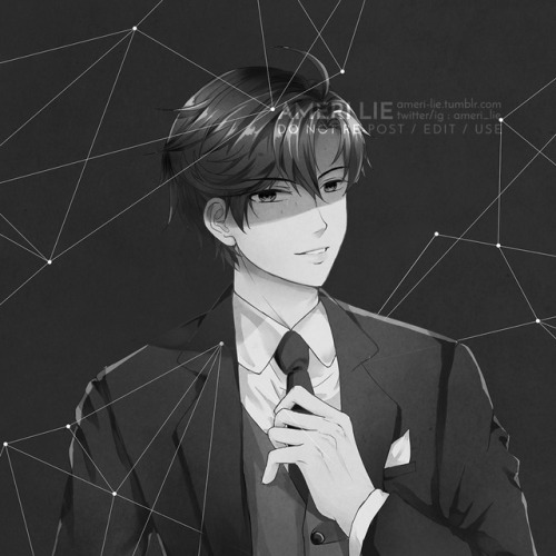 ameri-lie: 『 Mystic Messenger 』 Black Suit♦ Do not edit, use and re-post. 너의 향길 따라 네 주윌 맴돌다난 단