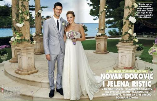 novaknole: Serbian Hello magazine published some photos and articles about Novak’s and Jelena&
