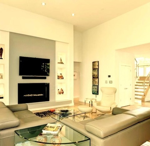 Contemporary Family Room In DC Metro