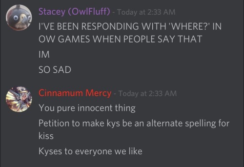 tardisandcinnamon:  So my very pure and innocent friend @fireandshellamari didn’t realize that people were assholes when they wrote “kys” and thought they were asking for kisses. So I think we should make that a thing. Kys is from now on the sweetest