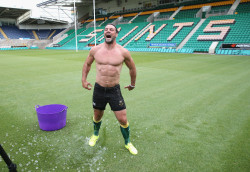 Giantsorcowboys:  Hump Day Hunk For A Cause Any Volunteers To Warm Ben Foden Up?