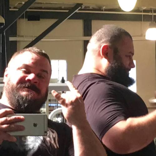 Just another day training giants! #bigboy (at Metalbob Training)