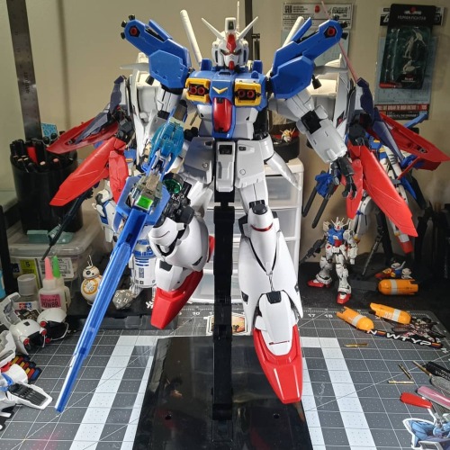 PG Gundam GP01 Zeta Zephyranthes WIP - Yeah. The customization is nearly complete. We are that much 