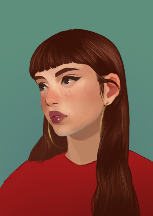 Emily Bador in this color palette