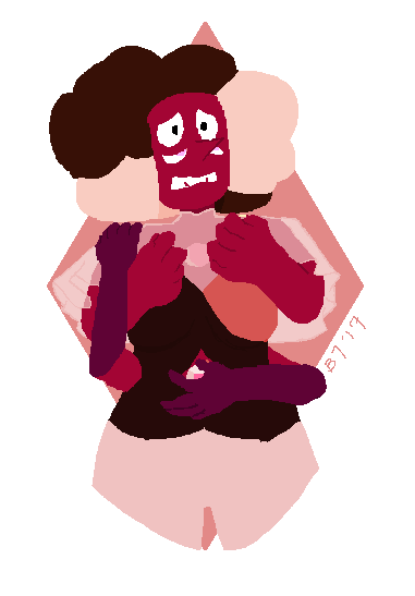 bernszzlng: she’s like a kid garnet!  also, so excited for Wanted! EDIT: Thank you all so much for the likes and reblogs. also, this was drawn on ms paint, if anyone is curious. 