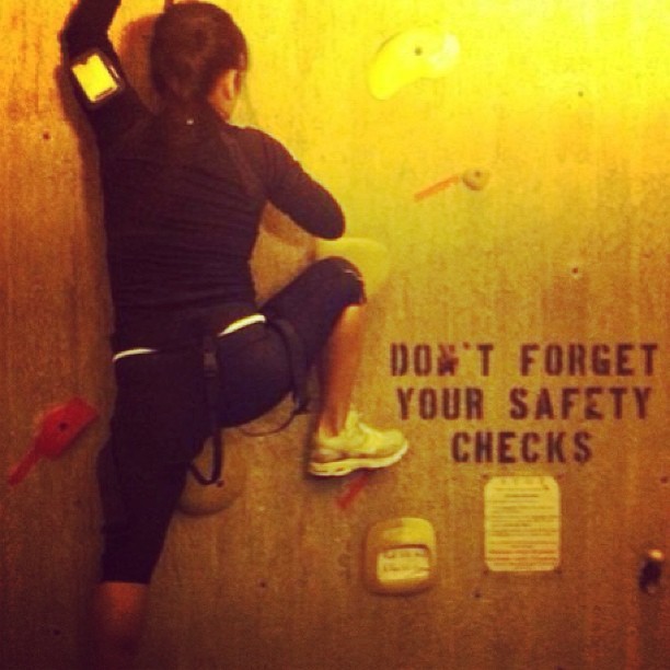 Being all Laura Croft like! Wall climbing with Jason was fun!