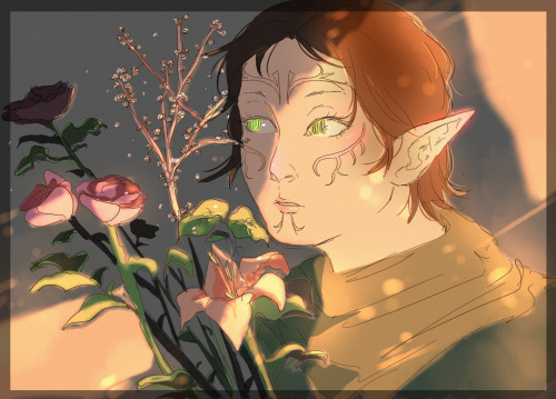 kumaronoa:Merrill and flowers