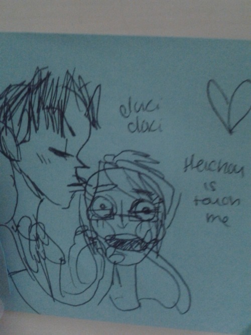 peter-panties:  So I was looking through my phone and found some drawings my friend and I made. I think I peed myself.