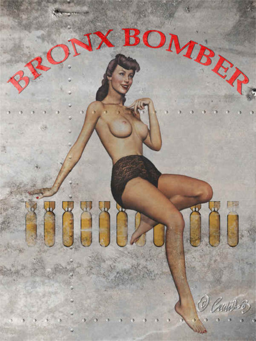 eyeswithwhichtosee:  Nose art and cabin art, adult photos