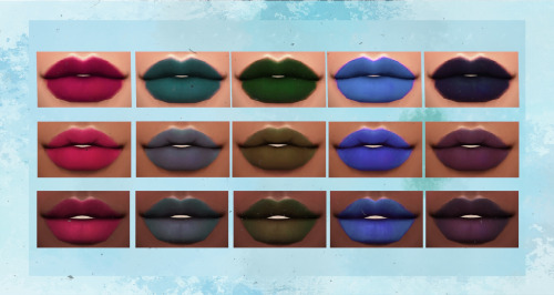 yellojellysim: Luna Lips This is my second lip set This is the fourth and last free-launch pack as a