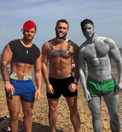 jocktf: There were three guys on the beach mocking a guy for being skinny. These guys looked like th