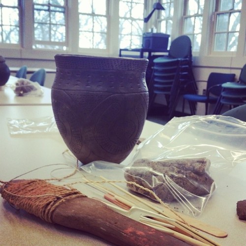 iowaarchaeology: Had a super fun time today at @LakesideLab_IA w/ TAG 8th graders, exploring archaeo