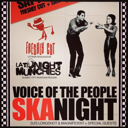 Tonight!! Our monthly VOICE OF THE PEOPLE #ska nite - featuring Dj’s and live bands playing th