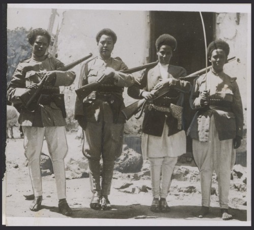 historium:Women in the Ethiopian army during the Second Italo-Ethiopian War, 1930s